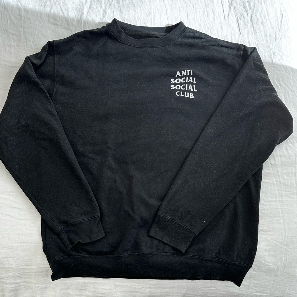ASSC Classic Black Crew Sweatshirt